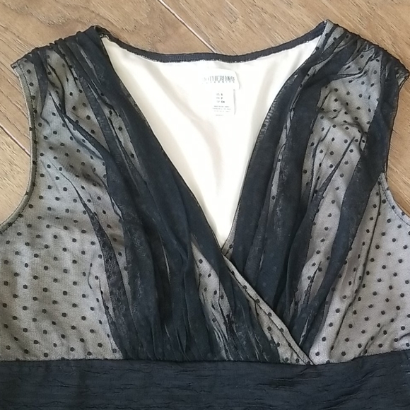 Semi-formal black maternity dress - Picture 2 of 7